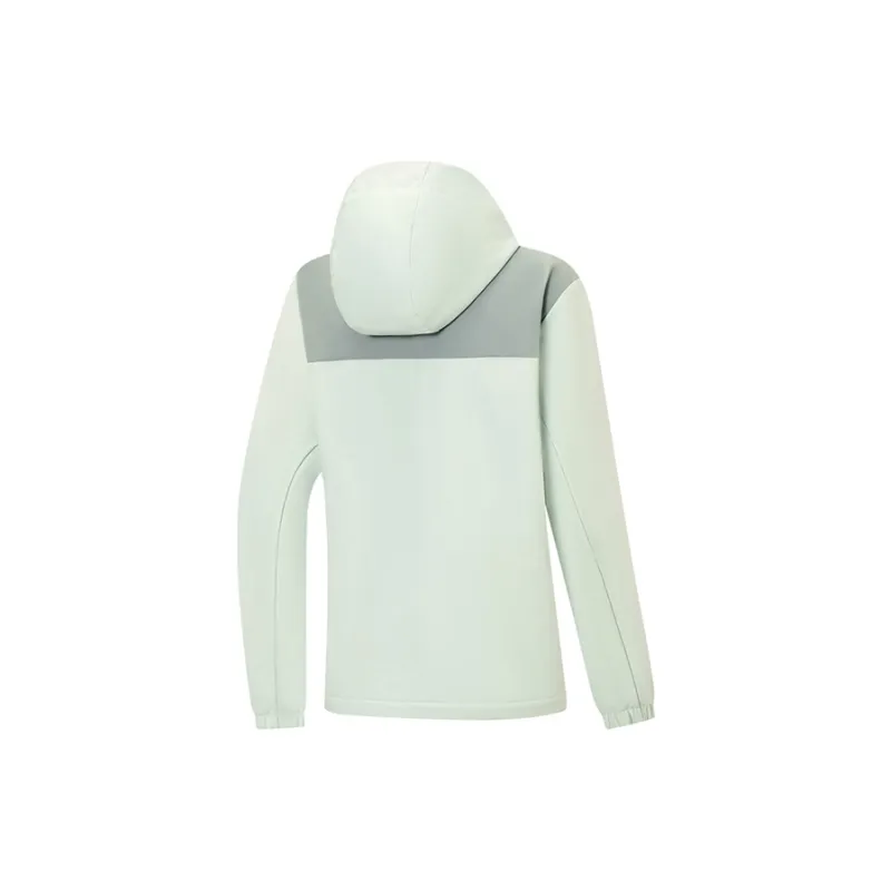 XTEP Variety Training Collection Trench Coat Women's Misty Greenish Gray-1