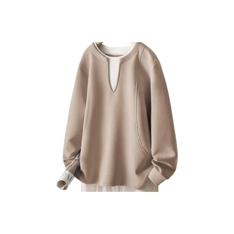 IHIMI Sweatshirt Women's Leather Pink-1