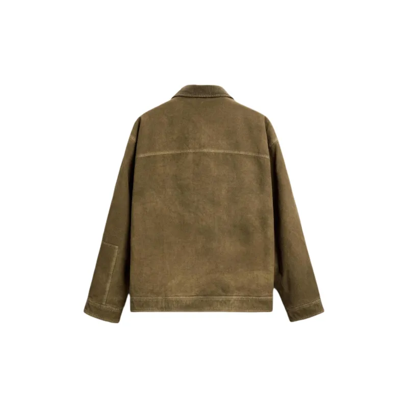 ZARA New Year Jackets Men Washed Green-1