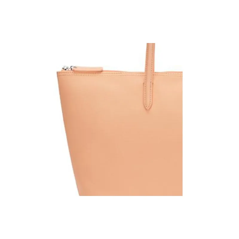 LACOSTE PVC Tote Bag Shopping Bag Handbag Large Size Women's Pink Red-2