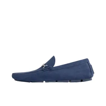 LOUIS VUITTON Driver Casual Shoes Men's Blue
