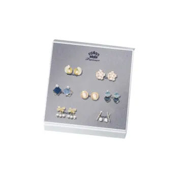 Andaozi S925 Silver Stud Earrings Women's