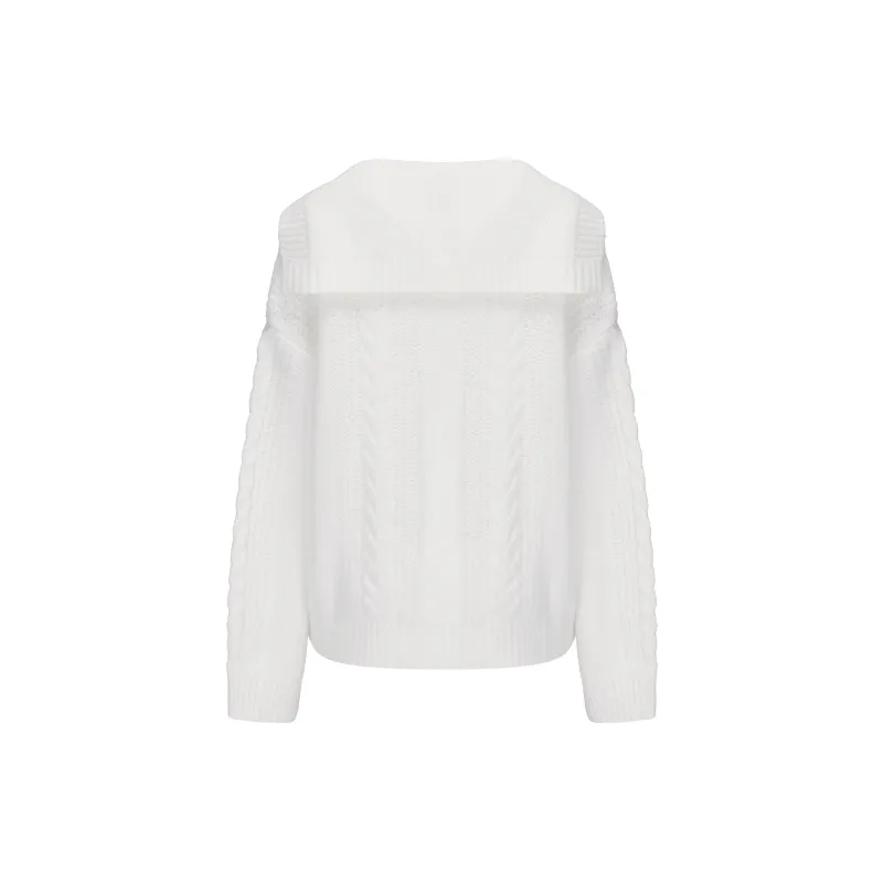 CHIWAWAMEME Knitwear Women's Snowy White-1