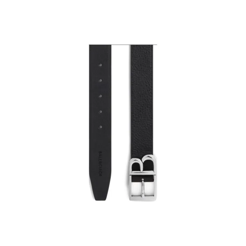 Balenciaga Logo Plaque Belt-1
