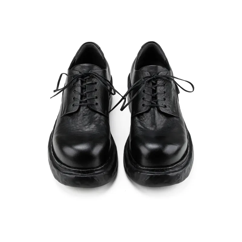 HANQIAORIJI Broken Cocoon Series Casual Shoes Men's Black-4