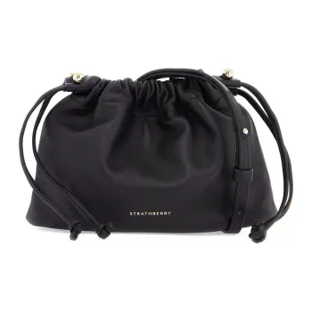 Strathberry Lambskin Bucket Bags Shoulder Bags Women's Black