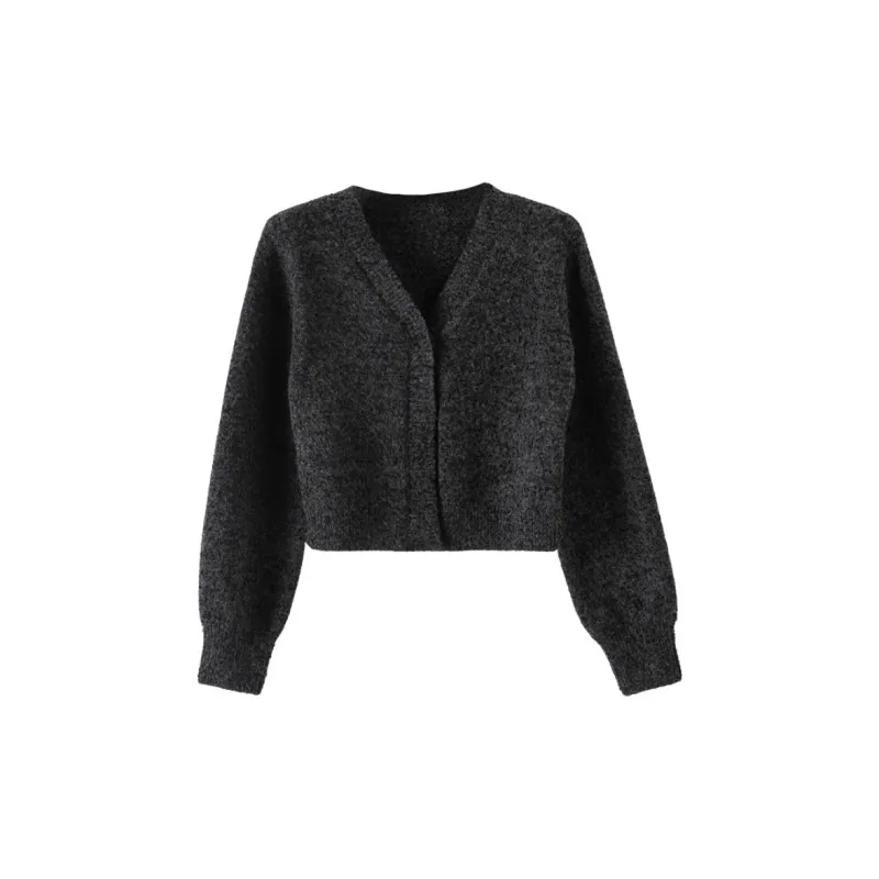 Late White Knitwear Women's Black Gray-1