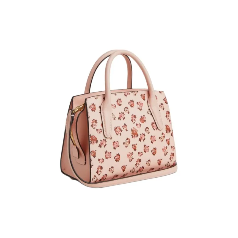 COACH ANDREA Coated Canvas One Shoulder Handbag Small Size Women's Multicolor Blush-1