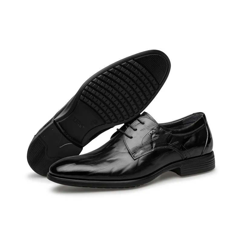 ZRO Dress Shoes Men Low Top Black-6