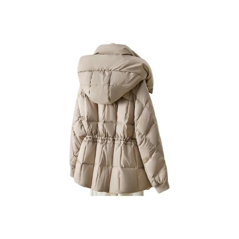 IHIMI Down Jacket Women's Beige Mia Gray-2