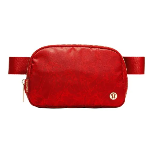 Lululemon Everywhere Polyester Fanny Pack Unisex Deep Red