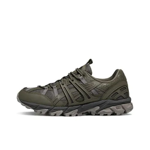 Asics Gel Sonoma 15 50 Wear resistant And Lightweight Low Top Casual Shoes Unisex Gray Green
