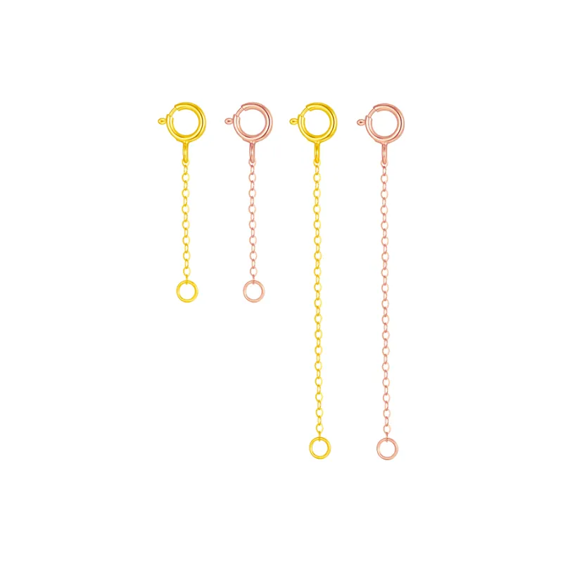 CHOW TAI SENG 18K Gold Extender Chain Women's-1