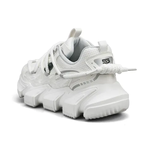 TCELLARS Cushioned Wear Resistant Lightweight Height Increasing Low Top Chunky Sneakers Men's