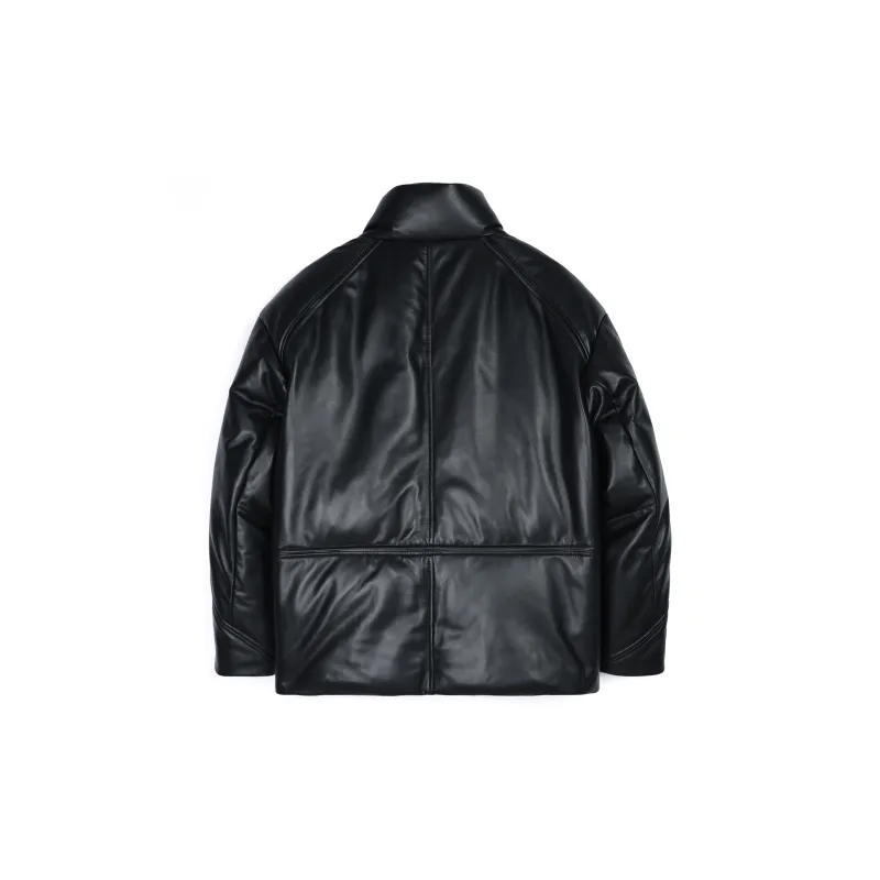 MCS Leather Jackets Men Black-1