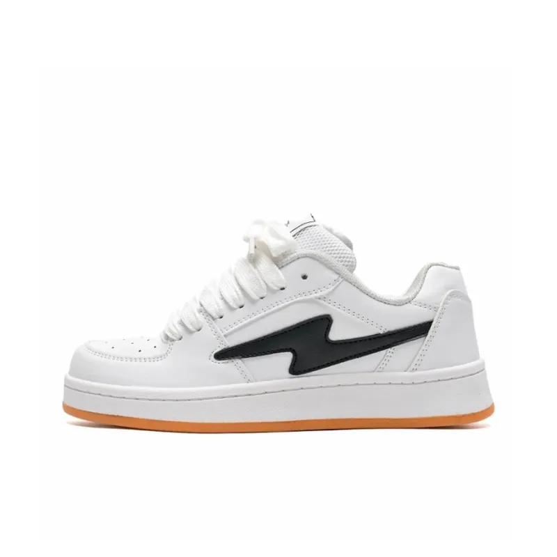 Medd Puffy Skateboard Shoes Anti-Slip Wear-Resistant Low-Top Skateboard Shoes Unisex-7