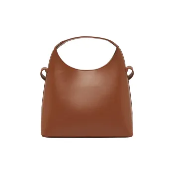 AESTHER EKME Grained Calfskin One Shoulder Handbags Women's Brown Rust