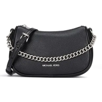 MICHAEL KORS Carmela Cow Leather One Shoulder Handbag Small Size Women's Black