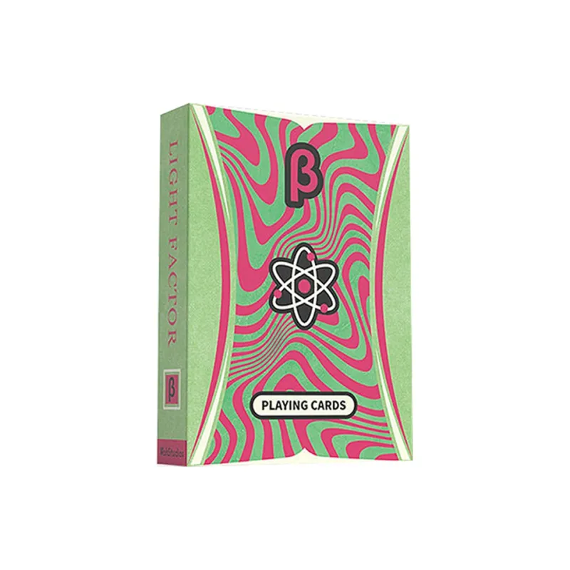 WohStudios Flower Cutting Board Light Factor Α/β Tidal Play Paper Card Fluorescent Purple Color-Changing Poker Cards-3