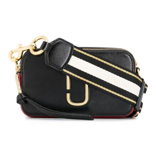 MARC JACOBS Snapshot Leather Small Square Camera Bag Shoulder Bag Crossbody Bag Women's Black