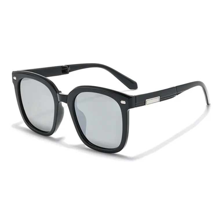Sagawa TR/Memory Plastic Square Sunglasses Unisex-4
