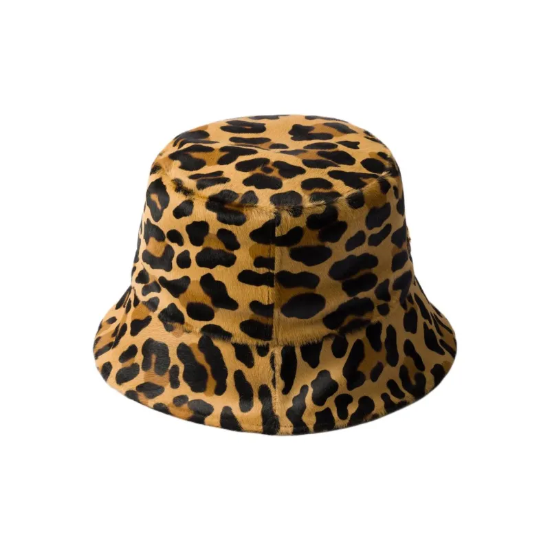 PRADA Leopard Printed Bucket Hat-2