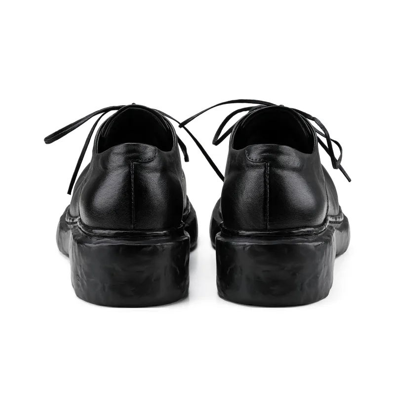 HANQIAORIJI Broken Cocoon Series Casual Shoes Men's Black-5