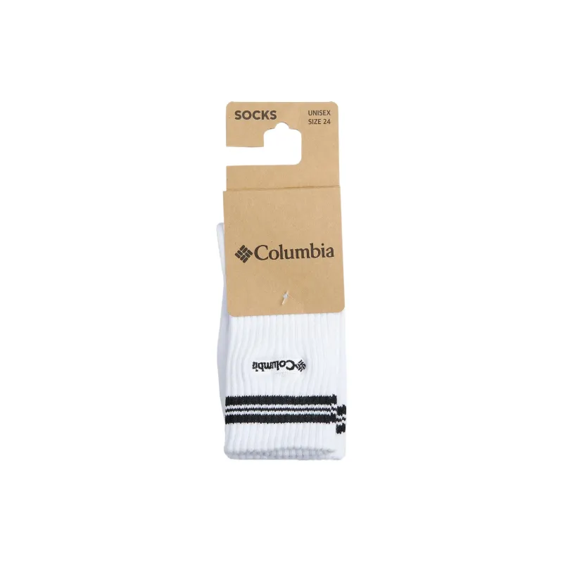 Columbia Common Qualireute™ Mid-Calf Socks Unisex 1 Pack White-2