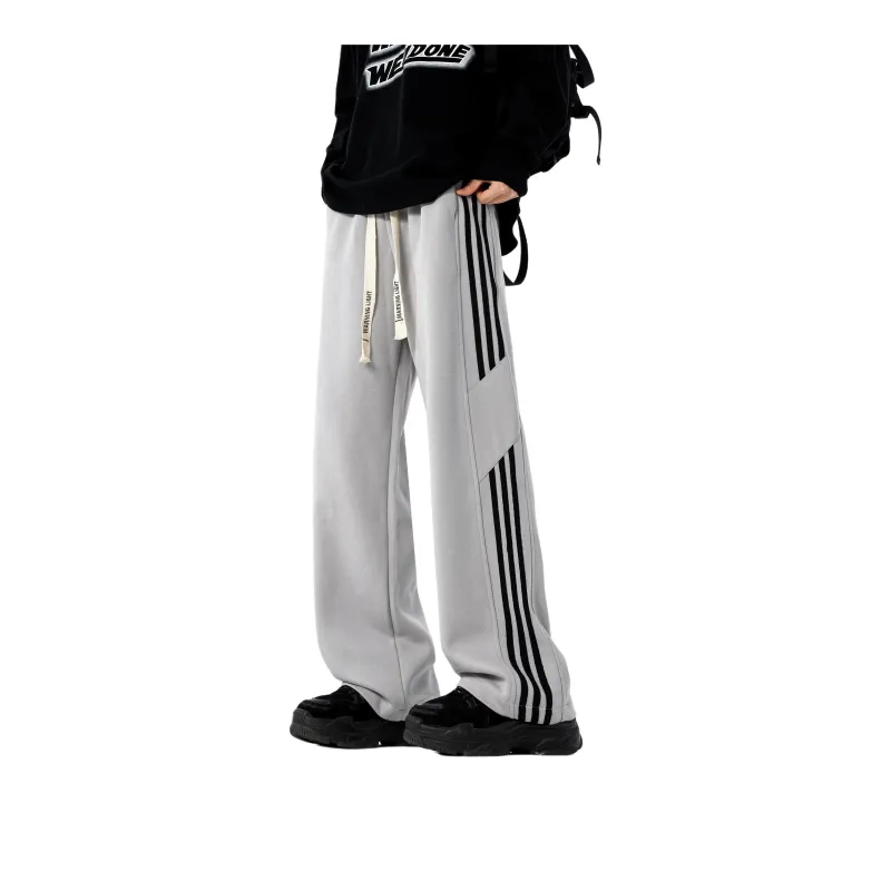 WARNING LIGHT Knitted Sports Pants Unisex-16