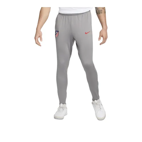 Nike Atletico Madrid Team Soccer Bottoms Men's Plain White Silver/Noise Green/Light Red