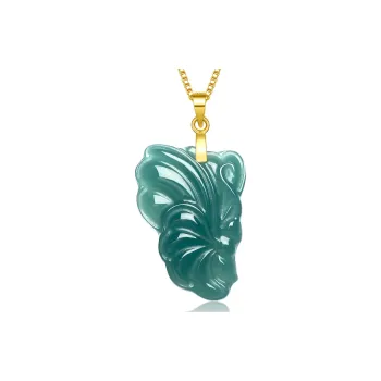 PEARL QUEEN Glutinous Jade Jadeite Necklaces Women's