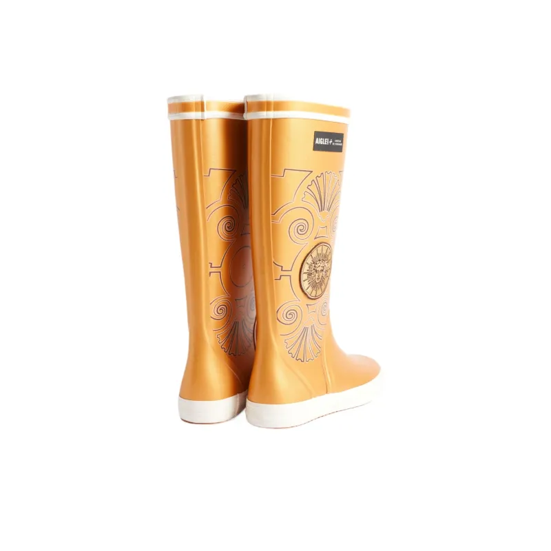 AIGLE Waterproof Rain Boots Unisex Yellow-2