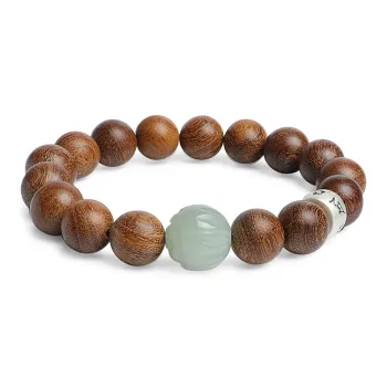 MUSHENGYUAN Golden Sandalwood Bracelets Unisex