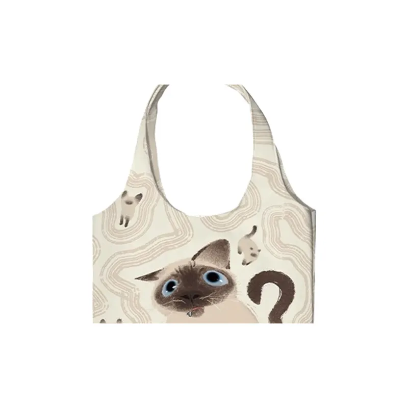AOSONG Canvas Shoulder Bag Unisex Daze Thai Silk-6