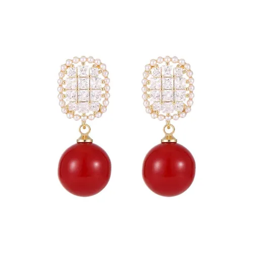 QIMEILA Copper Alloy Earrings Women's