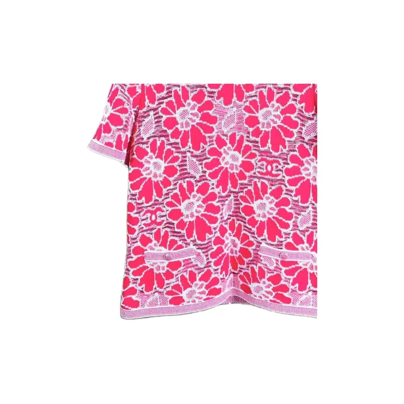 CHANEL Regular T-Shirt Women's Red-3