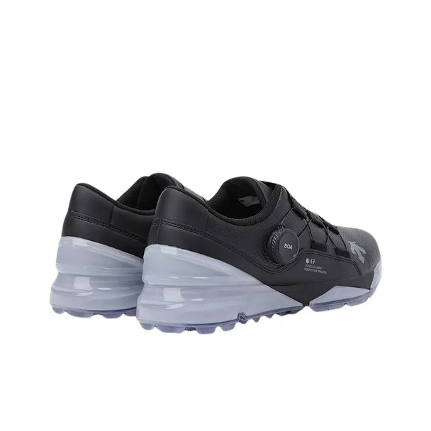 DESCENTE Anti Slip Wear Resistant Low Top Golf Shoes Men's Black-2