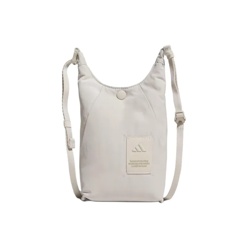 Adidas Polyester One Shoulder Crossbody Cell Phone Pouch Unisex Gray-0