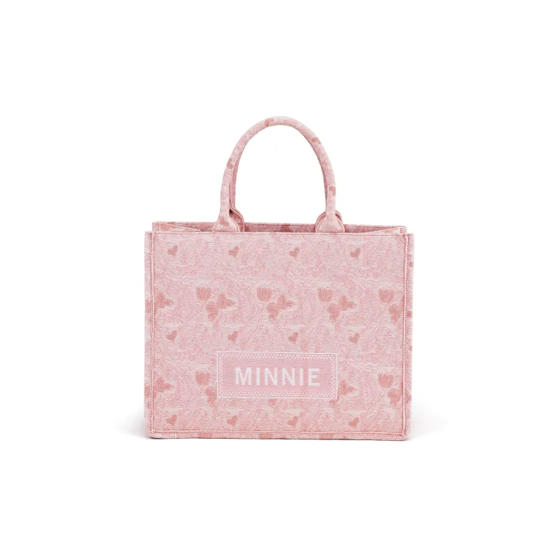 Disney Minnie Series Canvas Tote Handbag Women's Pink-0