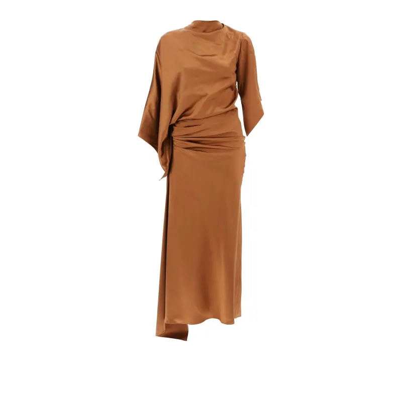 CHRISTOPHER ESBER Short-Sleeved Dresses Women's Brown-0