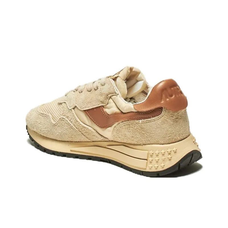 AUTRY REELWIND Wear Resistant Low Top Casual Shoes Women's Beige Brown-1