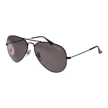 RayBan Metal Aviator Sunglasses Unisex Black