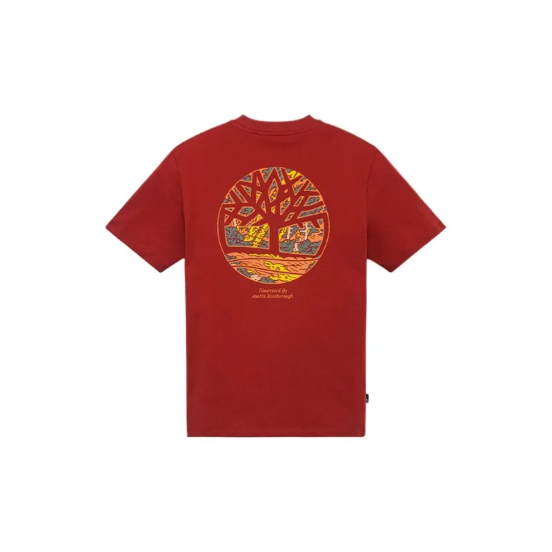 Timberland T Shirts Unisex Red-1