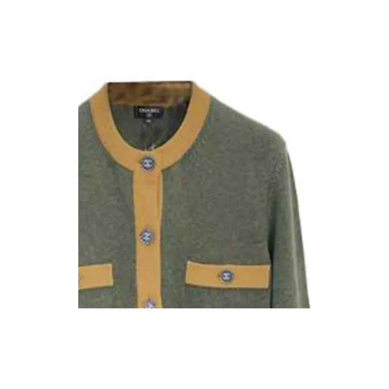 CHANEL Knitwear Women's Green-4