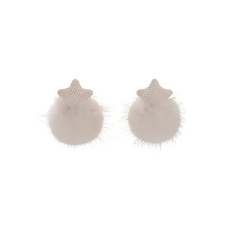 LILY&LOTTY Plush Earrings Women's-0