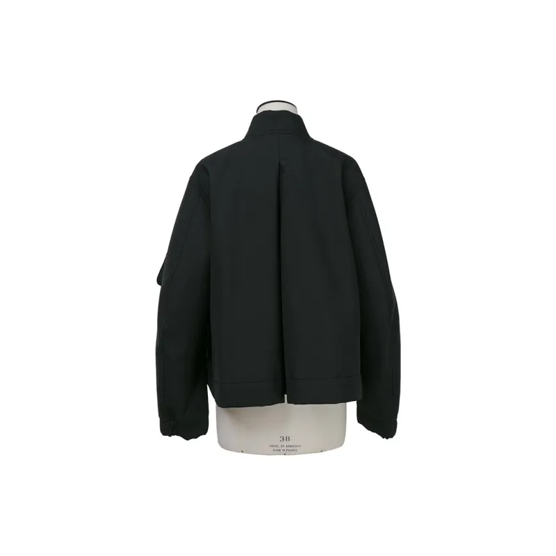 Sacai Suiting Bonding Blouson 'Black'-1