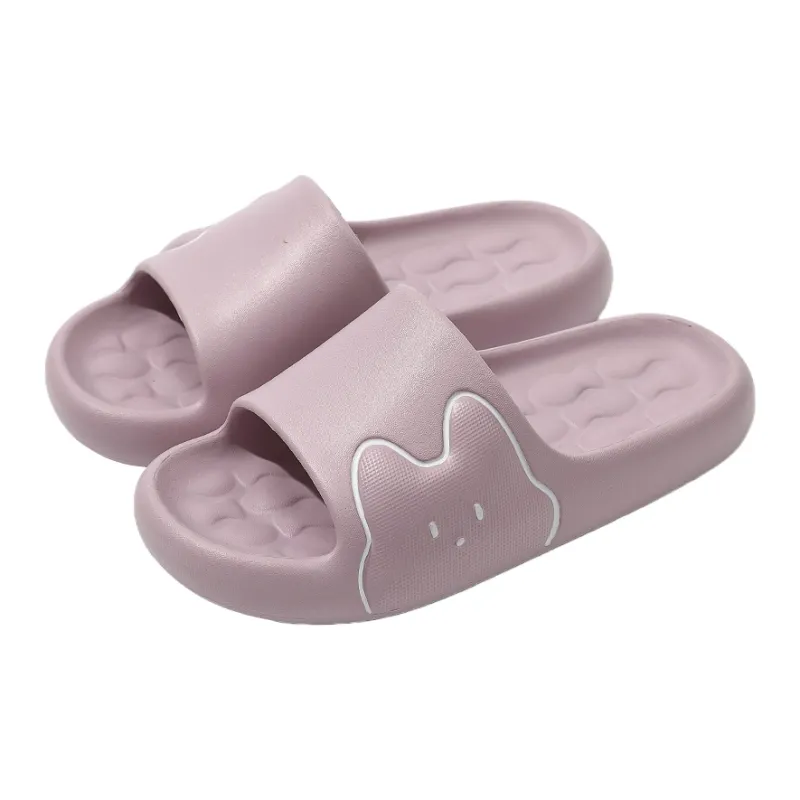 Foot Recreation Men And Women's Slippers Summer Home Indoor Bathing Slip Resistant Slippers-0