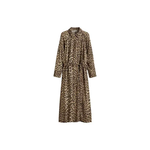 H&M Long Sleeved Dresses Women's Light Beige