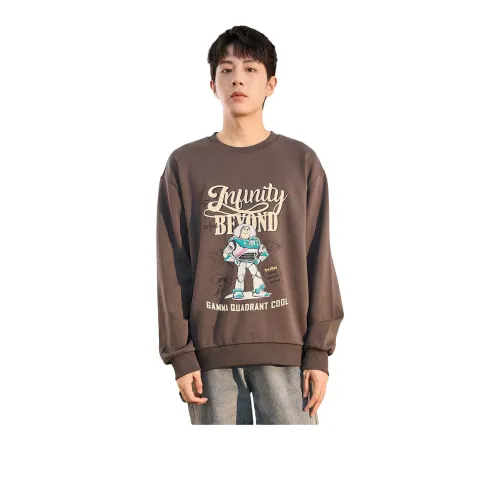 Tonlion Sweatshirts Men Charcoal Gray