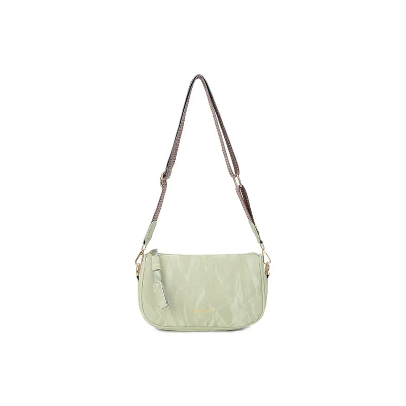 OKEKE Pu Crossbody Bag Regular Unisex White/Black/Pink/Gray/Blue/Green-15
